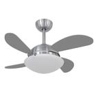 Ventilador De Teto Volare Vd300 Mini Fly 4 Pás Titânio 110V