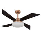 Ventilador De Teto Volare Vd50 Tech Cobre 4 Pás 110V