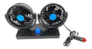 Ventilador Duplo De Carro Caminhão 12v Potente - MITCHELL