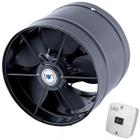 Ventilador/Exaustor Axial Bivolt 200mm Preto - Tron