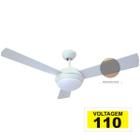 Ventilador Hl-60 Cont. Parede 1 Lamp. E-27 3 Pas Rev. (Branco / Cinza) Branco