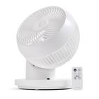 Ventilador IRIS USA WOOZOO 360 oscilante com controle remoto de 3 velocidades branco