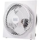 Ventilador Mini Box BLACK+DECKER BFB09W de mesa 23 cm branco