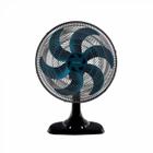 Ventilador Osc Mesa Turbo 6 50cm 6 Pás - 127v - Preto/azul