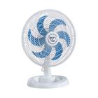 Ventilador Oscilante Mesa 220v 50 Cm Pp Premium 130w Branco/Azul