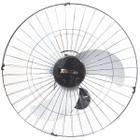 Ventilador Parede 60cm 200W Industrial Turbo Turbão 3 Pás Bivolt 110V 220V Preto Vitalex