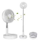 Ventilador Portatil Bateria Potente Lindo Top Leve Ajustavel - Retrátil, Recarregável, Portatíl Alz