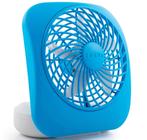 Ventilador Portátil O2COOL Treva - 5 Polegadas - Alimentado por Bateria - Azul