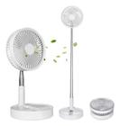 Ventilador Portátil Retrátil Dobrável Silencioso Para Escritório - Retrátil, Recarregável, Portatíl BT