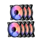 Ventilador RGB 120mm Aigo AR12PRO para Gabinete de Computador - 4Pin PWM/3Pin 5V ARGB