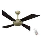 Ventilador Tecno Off Tabaco 220V e Controle Remoto - Mais de Casa