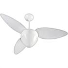 Ventilador Teto 3Pas Aires C/Controle Bivolt Branco - VENTISOL