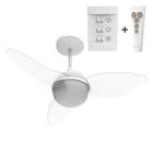 Ventilador Teto Aliseu Smart Cristal Control Remoto E Parede