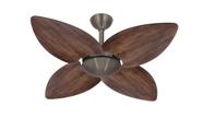 Ventilador Teto Bronze Potente 4 Pás Mdf Winds Ventax 110V