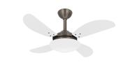 Ventilador Teto Econômico Fly Bronze 4 Pás Sala Ventax 220V