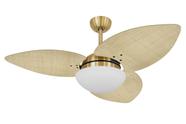 Ventilador Teto Volare Dourado Dunamis Palmae Natural 127V