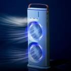 Ventilador Torre Usb Duplo Potente Mesa Led Ar Frio