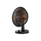 Ventilador Turbo Conforto 126W Preto e Laranja - Cadence