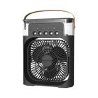 Ventilador, Umidificador e Luminária Portátil 3 em 1 com LED - Ideal para Escritório