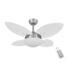 Ventilador Volare Mini P Palmae Branco 220V Controle Remoto - CasaH