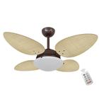 Ventilador Volare P Palmae Natural 127V e Controle Remoto