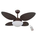 Ventilador Volare P Palmae Tabaco 127V e Controle Remoto - CasaH