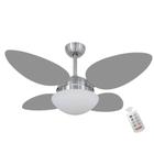 Ventilador Volare Petalo Quad Titanio 220V e Controle Remoto - CasaH