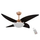 Ventilador Volare Quad Tabaco 127V e Controle Remoto