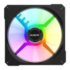 Ventoinha Alseye TF120, Rainbow, 120mm, Preto, TF120-BLACK