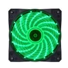 Ventoinha Bluecase 120mm Led Verde Bf-23G Conector Molex 4 Pinos 77,6 CFM