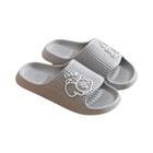 Verão Feminino Plataforma Grossa Antiderrapante Gato Dos Desenhos Animados Flip Flops Praia Chinelos