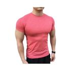 Verão Masculino Manga Curta Camiseta De Fitness Correndo Ginásio Compressão Treino Casual Alta - KUXEECOOL