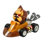 Verde Yoshi Donkey Kong Bowser Luigi Toad Princesa Peach Super Mario Pull Back Car Action Figures