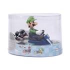 Verde Yoshi Donkey Kong Bowser Luigi Toad Princesa Peach Super Mario Pull Back Car Action Figures - Bandai