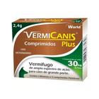 Vermicanis 2,4 Gr - Cartucho C/ 04 Comp - World pet