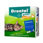 Vermicida Drontal SpotOn para Gatos de 2,5kg a 5kg Bisnaga com 0,70ml