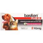 Vermífugo Basken Plus 20 König - Animais 5kg 4 Comprimidos