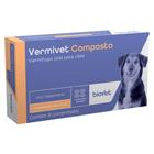Vermífugo Biovet Vermivet Composto 600 mg para Cães - 4 comprimidos