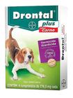 Vermífugo Drontal Plus Cães até 10kg Sabor Carne com 4 unidades