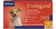 Vermifugo Endogard para Cães até 10 Kg - 2 Comprimidos