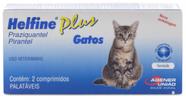 Vermífugo Helfine Plus para gatos - 2 comprimidos