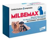 Vermífugo Milbemax C P/ Cães Até 5kg - 2 Comprimidos