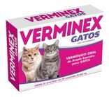 Vermífugo oral verminex para amplo espectro gato até 4kg