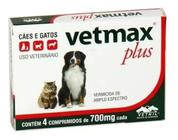 Vermifugo P/ Cães E Gatos Vetmax Plus Vetnil 700mg