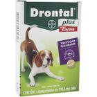 Vermifugo para Cães Drontal Plus Sabor Carne 10kg com 4 comprimidos - Elanco