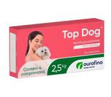 Vermífugo Top Dog para Cães até 2.5kg - Com 4 Comprimidos - OuroFino Pet