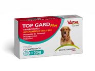 Vermífugo Top Gard Plus 1800mg 30 kg 2cp para Cães - Vansil