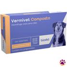 Vermífugo Vermivet Composto - 4 Comprimidos 600mg Cada - Biovet
