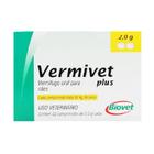 Vermífugo Vermivet Plus 30Kg 2 Comprimidos - Biovet