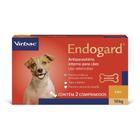 Vermífugo Virbac Endogard para Cães até 10 Kg - 2 Comprimidos